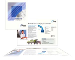 Stowe Suction Dri-Press Brochure composite